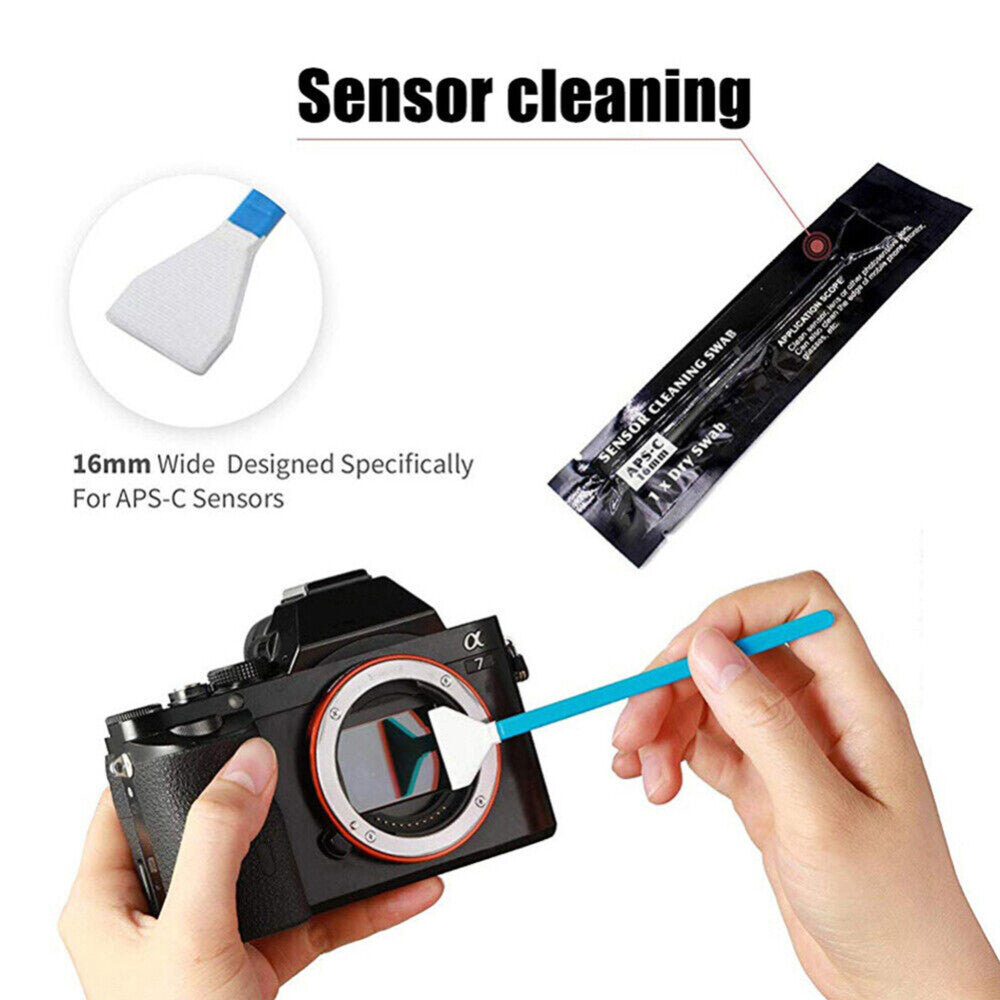 10PC Sensor Cleaning Kit Cleaner Swab Ultra for Digital Camera's CCD CMOS Sensor
