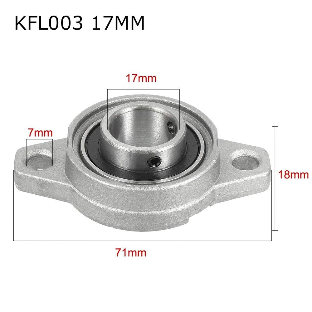 15mm ZINC Alloy KFL08 KFL10 KFL12 KFL15 Thrust Bearing Pillow Block Bearing
