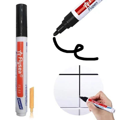 Tile Grout Marker Pen Waterproof Mould Repair Paint Bathroom Floor Gap Restorer