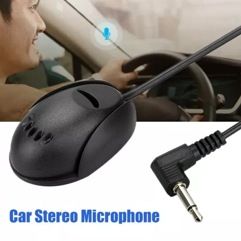 Universal 3.5MM Car Radio External Microphone For GPS Bluetooth Stereo Receiver