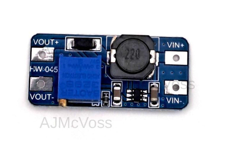 MT3608 Step-up Adjustable DC-DC Converter Power Boost Module 2A 28V Max Arduino
