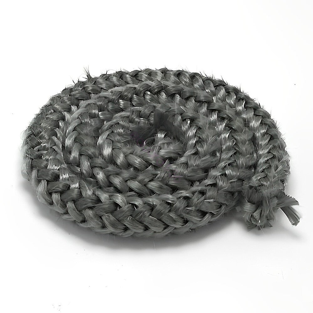 6-25MM Wood Fire Stove Heater Door Rope Seal Gasket Fiberglass Fireplace 200CM