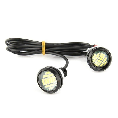 AU NEW 2x Car Auto 12V LED Reversing Backup Lamp Light Daytime Running Lights