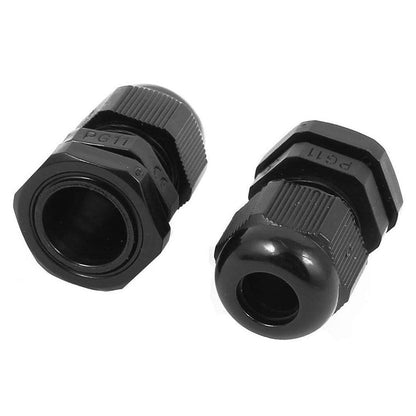 10/50Pcs Waterproof Nylon Cable Gland Kit IP68 Joints Adjustable Locknut Tools