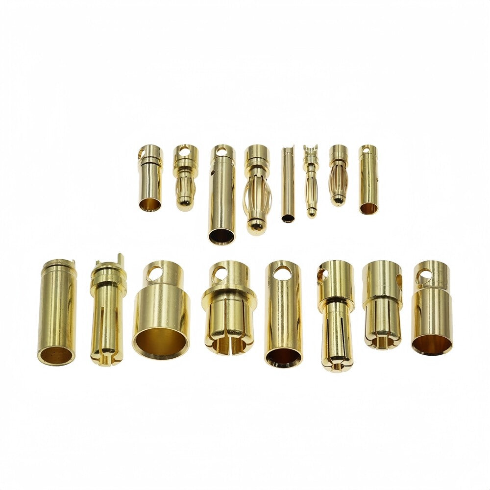 10 Pairs 6mm Bullet Connectors Banana Plugs Male Female for RC Battery ESC Motor