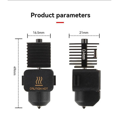 0.2mm 0.4mm 0.6mm 0.8mm Hot End Print Head Hotend for Bambu Lab A1/A1 mini