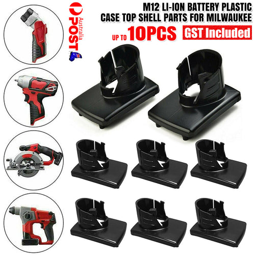 1/5/10x M12 Li-ion Battery Plastic Case Box Holder Top Shell Tool For Milwaukee