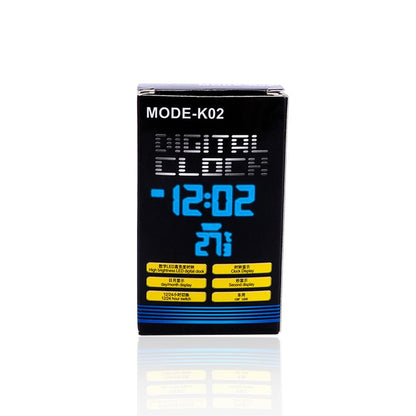 Small Digital Clock LCD Date Time Calendar For Car Dashboard Table Desk Portable