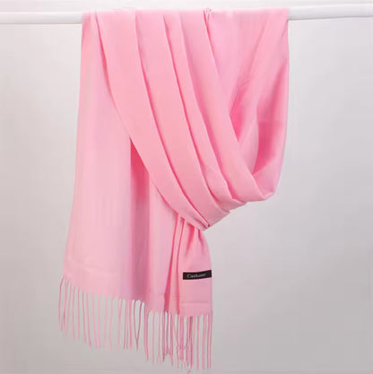 AU STOCK OVERSIZE CASHMERE PASHMINA SOLID WRAP SOFT SCARF/SHAWL SC019