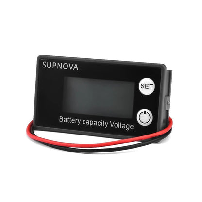 Lithium Voltmeter DC 8V-100V Voltage Gauge Battery Capacity Level Indicator