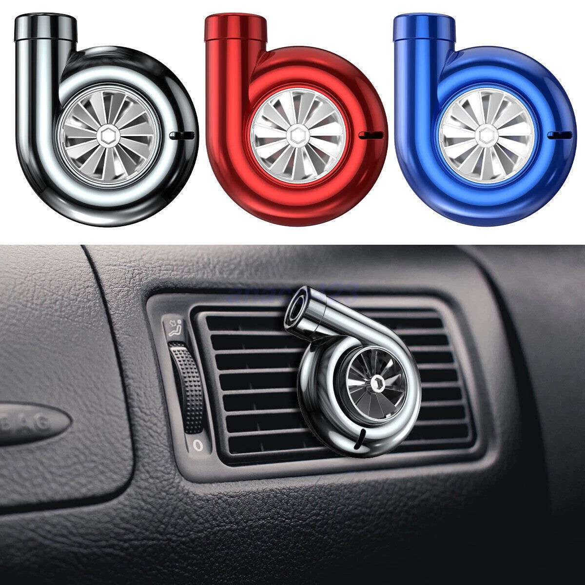 Car Air Freshener Turbo Shaped Car Air Vent Aroma Diffuser Outlet Perfume Clip//