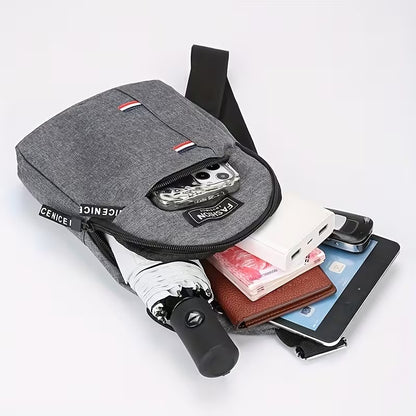 Men's Crossbody Shoulder Bag Sling Chest Bag Anti Theft Travel Casual Waterproof