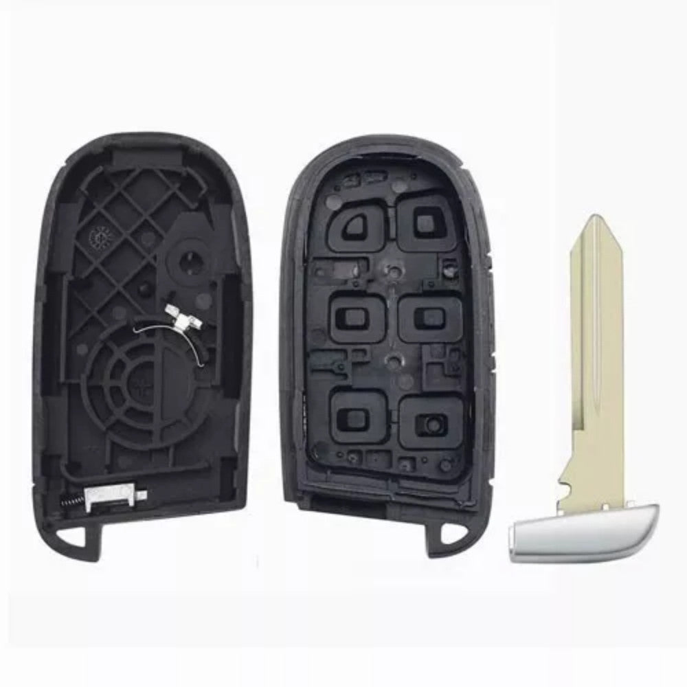 Smart Remote Key Shell Case Fob Compatible with Jeep Grand Cherokee 2014 2015 2016 -2021 3B