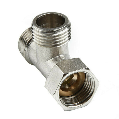 T-adapter 3 Ways Valve For Diverter Toilet Bidet Bath Sprayer Shower Head Parts