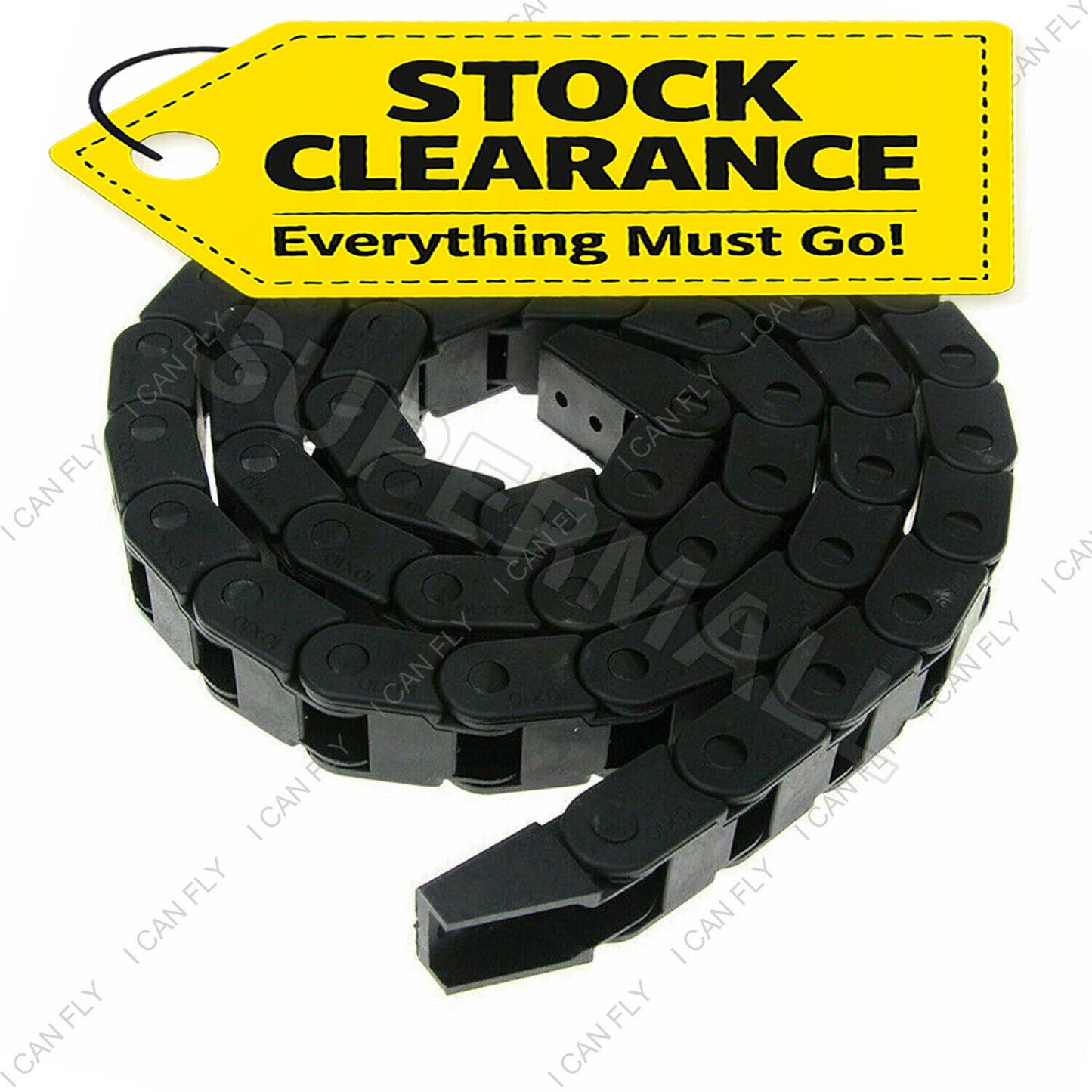 Cable Carrier Drag Chain Plastic Towline Machine Tool Nested 1M 7/10 mm DF