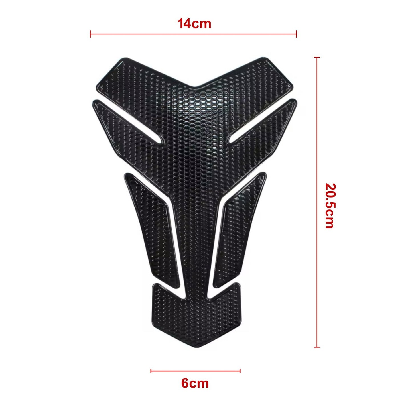Motorcycle Tank Pad Protector Fuel Tank Sticker Scratch Protection Textured Look