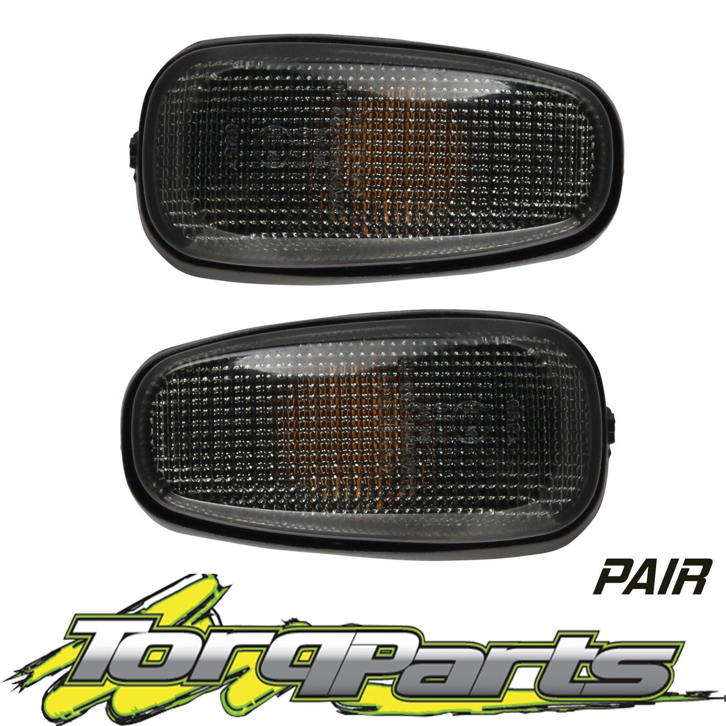 INDICATORS PAIR SUIT HOLDEN COMMODORE VY VZ SMOKEY FLASHER BLINKER REPEATER