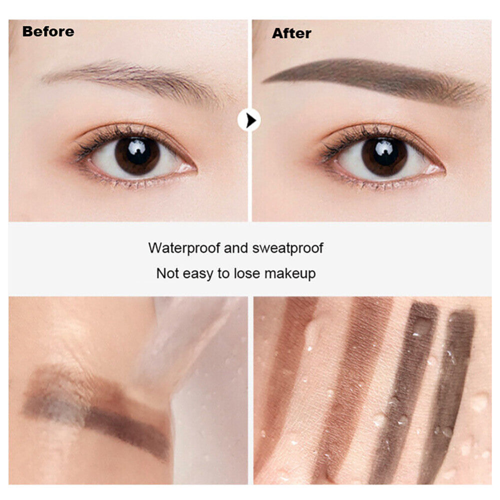 Cosmetic Definition Natural Shape Eyebrow Shadow Stamp Waterproof Brow Dye Kit