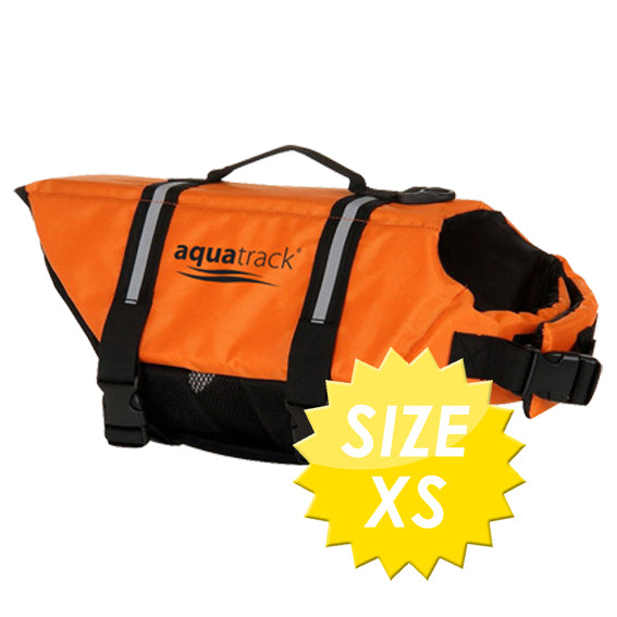 AQUATRACK DOG LIFEJACKET - PET PFD ORANGE SAFETY LIFE JACKET VEST BUOYANCY FLOAT