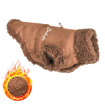 Warm Fleece Small Dog Winter Coat Jacket Pet Puppy Vest Clothes Padded Apparel