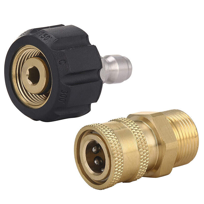 Brand New Pressure Washer Adapter 1/4" Quick Connect Kit M22-14 Adapter Au Stock