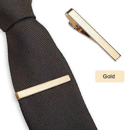 3 Pcs Tie Clips for Men Tie Bar Set for Wedding Business Metal Necktie Tie Clips