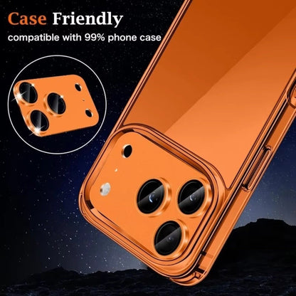 Metal Tempered Glass Camera Lens Cover Compatible with iPhone 17Pro/17 Pro Max