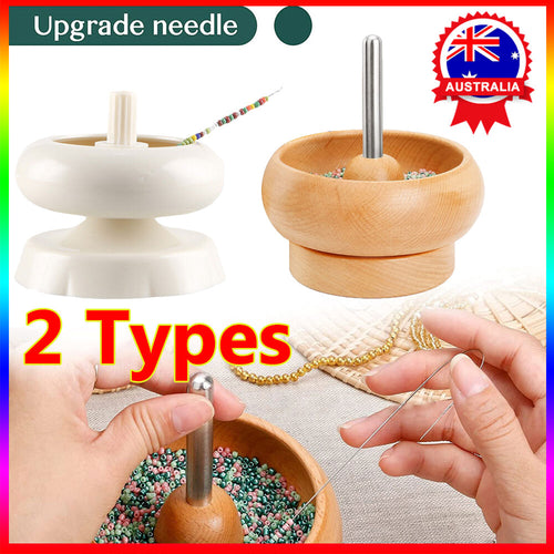 Wooden Bead Spinner Bead Making Spinner Spin Beading Bowl Jewelry Making DIY GV