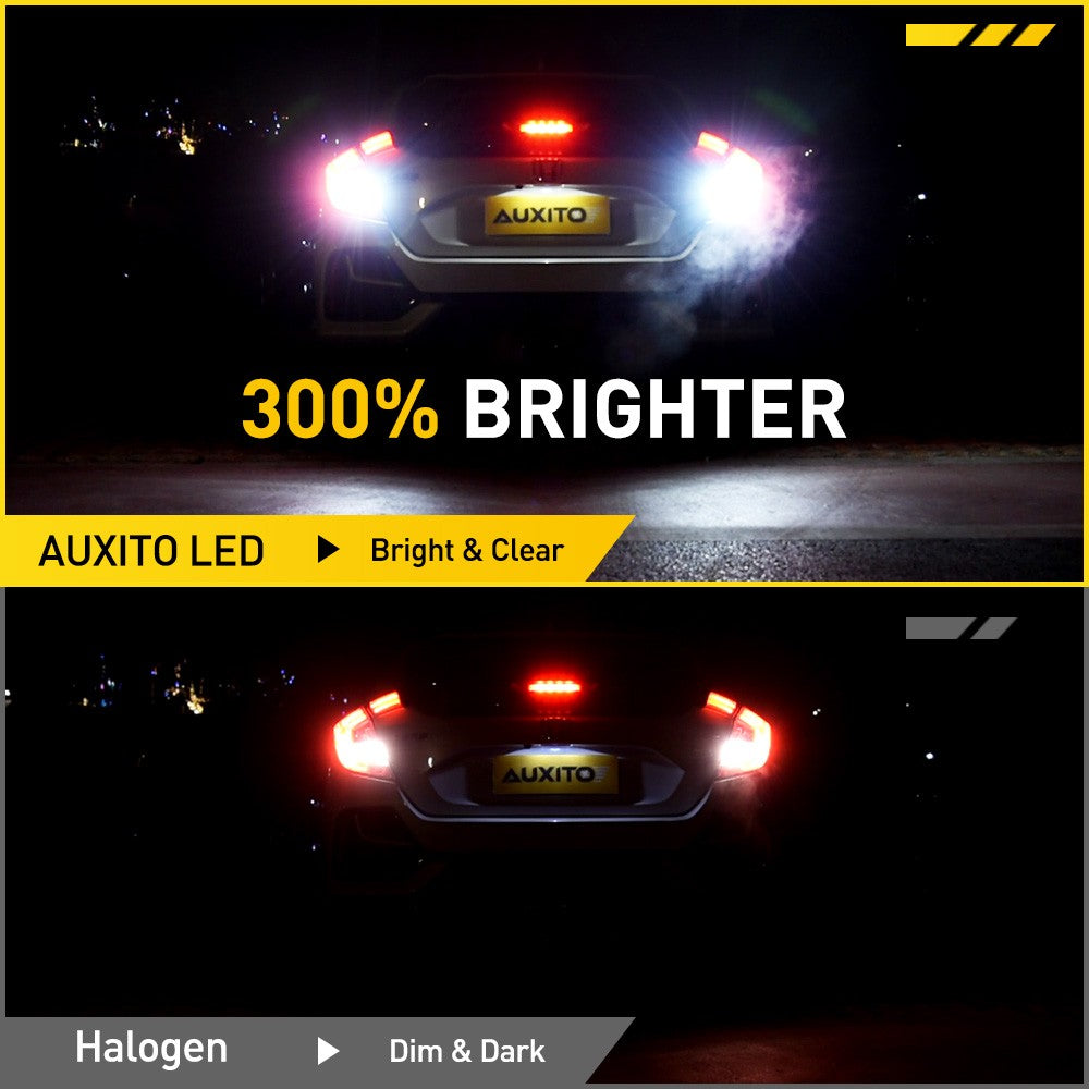 T20 580 Canbus Error Free W21/5w 7443 Reverse Bulb Led DRL Side Light White Smd