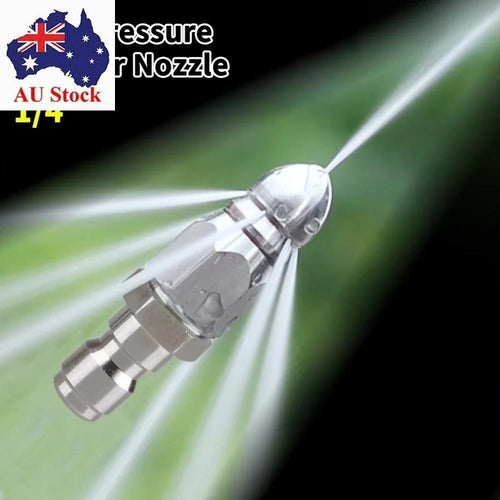 5000psi High Pressure Sprayer Nozzle Portable Water Jet Nozzle  Sewage Hose