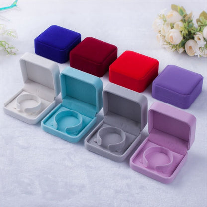 Velvet Bracelet Box Wedding Bangle Display Jewelry Storage Case Gift Box