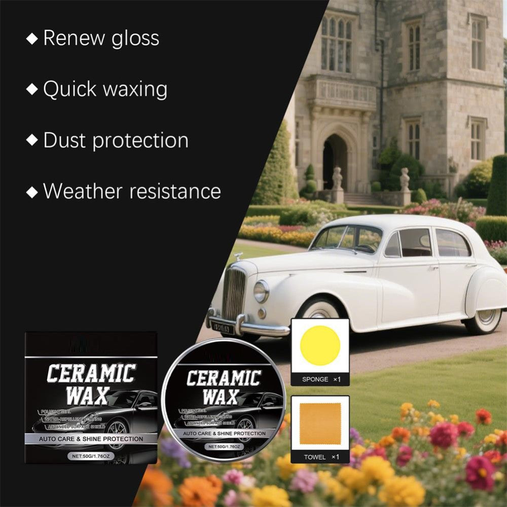 1-10 Set Titanium Ceramic Wax Cream,Strong Protection Car Coating Polishing Wax
