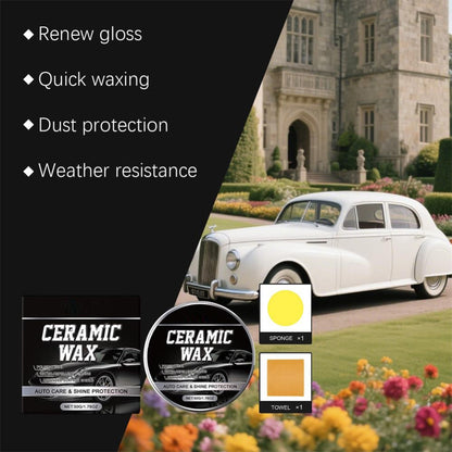1-10 Set Titanium Ceramic Wax Cream,Strong Protection Car Coating Polishing Wax