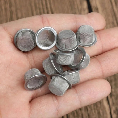 20Pcs Stainless Steel Screen Filter Mesh Bowl Tobacco Smoking Pipe Filter Screen