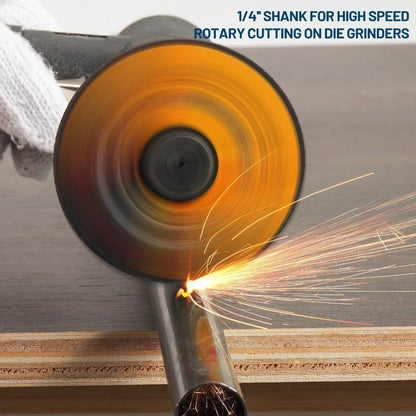 Mounting Mandrel 1/4'' Arbor Hole For Metal Cut Off Wheel Disc Die Grinder Tools