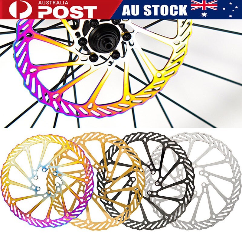 140/160/180/203mm Bicycle MTB Rotor Mountain Bike Disc Brake Rotor 6 Bolt AU