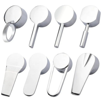 Faucet Handle Chrome Plated Mixer Tap Replacement Cover Kitchen Bathroom