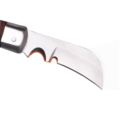 Harden Stainless Steel Electrician Folding Cable Knife Wire Cut Curved Blade