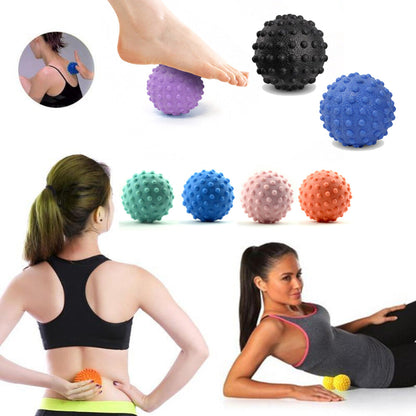 1-5x Spiky Massage Ball Roller Trigger Point Therapy Stress Yoga Reflexology Gym