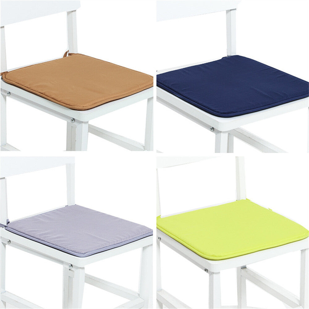 1/4x Chair Seat Pads Cushions Tie On Dining Garden Room Kitchen Patio BBQ Chair