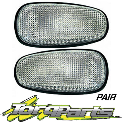 INDICATORS PAIR SUIT VY VZ COMMODORE HOLDEN FLASHERS BLINKERS REPEATERS LIGHTS