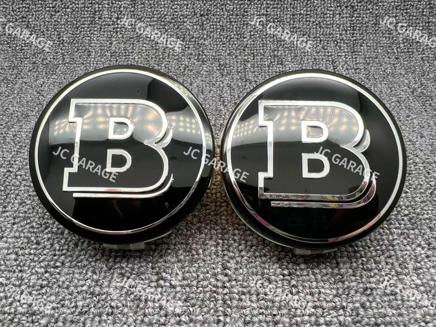 BARBUS Piano Black 75mm Wheel Center Cap Hub Cap For AMG Mercedes-Benz