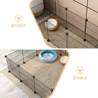 1/8Pcs Storage Shelving Modular Organizer Wire Cube Connectors