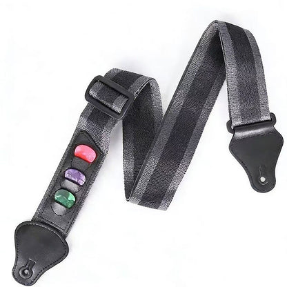 Electric Guitar Strap Adjustable Leather Belt Acoustic Guitar Bass Accessories