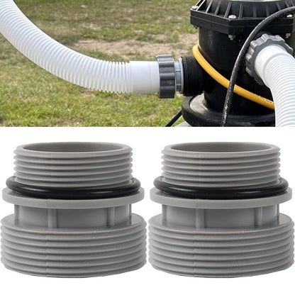 40mm to 1 1/2" Pool Pump Hose Adaptor Plastic Hose Convertion  Fit for Intex