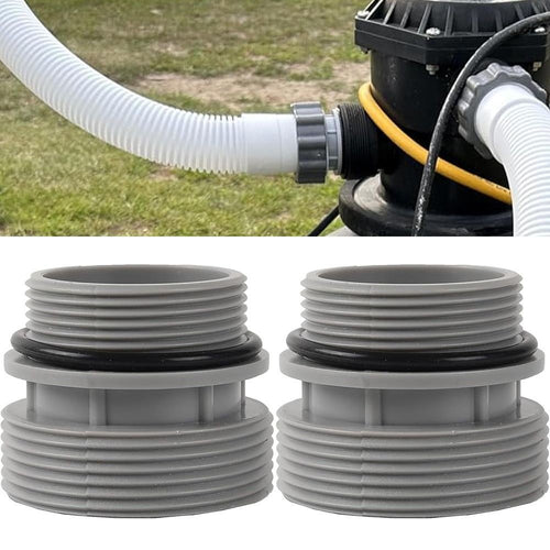40mm to 1 1/2" Pool Pump Hose Adaptor Plastic Hose Convertion  Fit for Intex