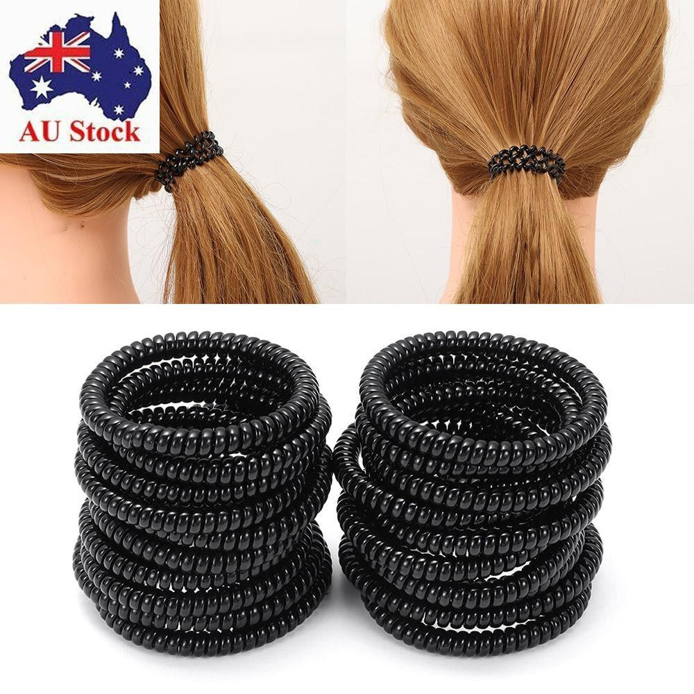 Accessory Girls Super Thin Ponytail Holder Hair Ropes Rubber Telephone Wire