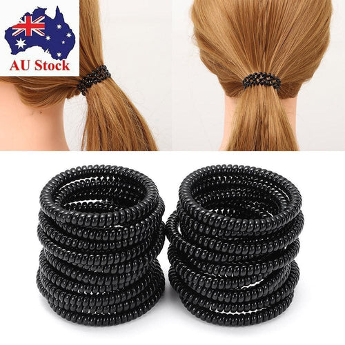 Accessory Girls Super Thin Ponytail Holder Hair Ropes Rubber Telephone Wire
