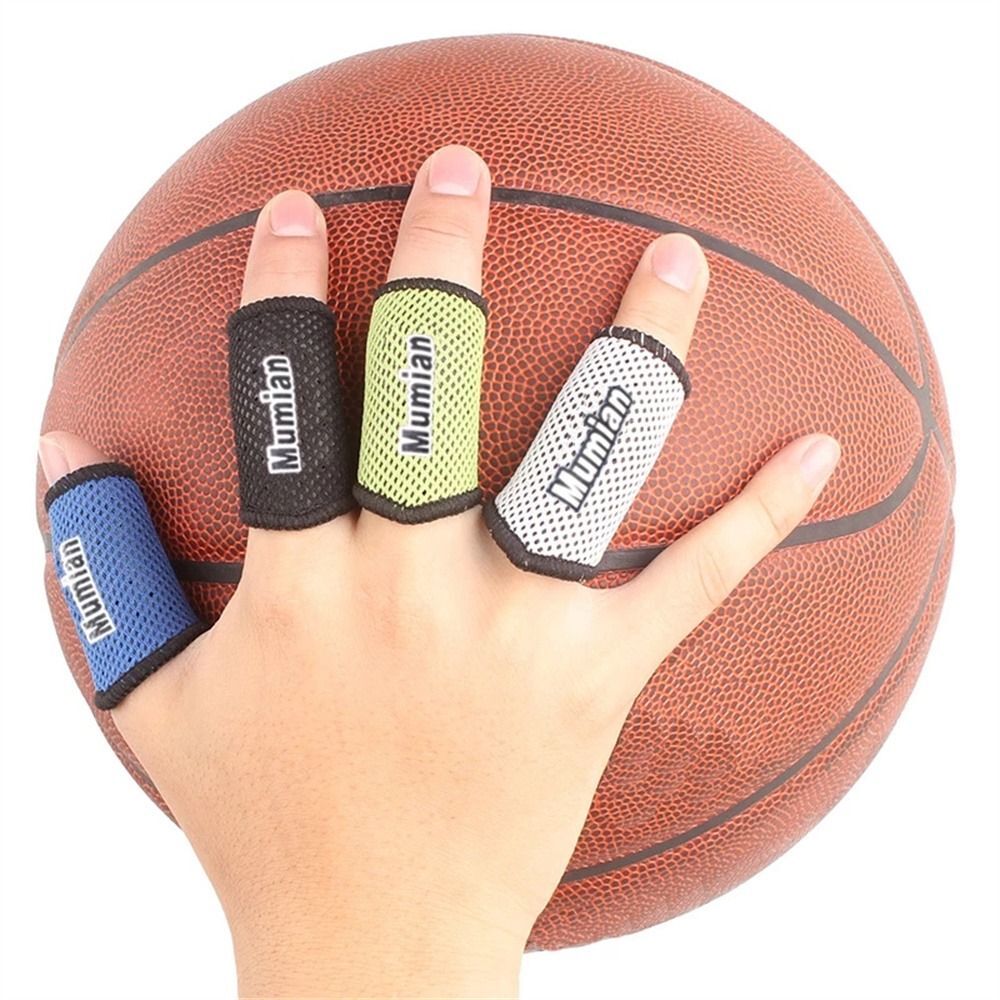 Elastic Finger Sleeve Finger Support Band Breathable Finger Protection Guard AU～