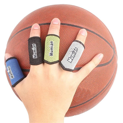 Elastic Finger Sleeve Finger Support Band Breathable Finger Protection Guard AU～